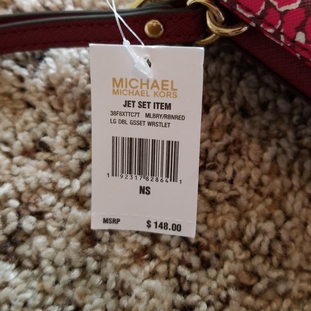 Michael Kors DBL GSSET Wristlet Jet Set Item - Picture 8 of 8